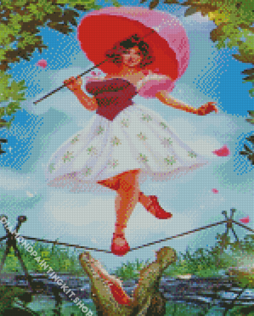 The Tightrope Walker Sally Slater Diamond Painting