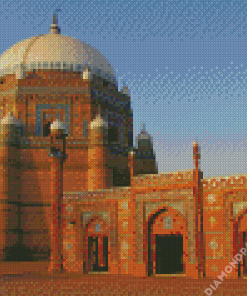 Tomb Of Hazrat Shah Rukn E Alam Pakistan Diamond Painting