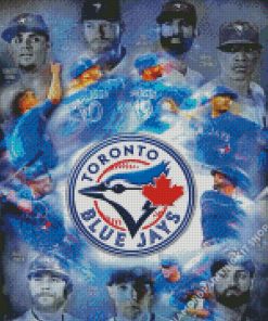 Toronto Blue Jays Logo And Players Diamond Painting