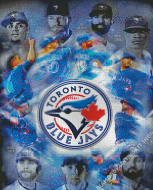 Toronto Blue Jays Logo And Players Diamond Painting