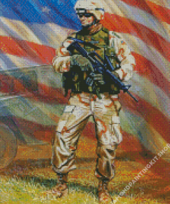 US Army Diamond Painting