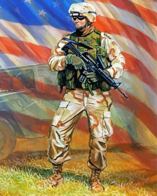 US Army Diamond Painting