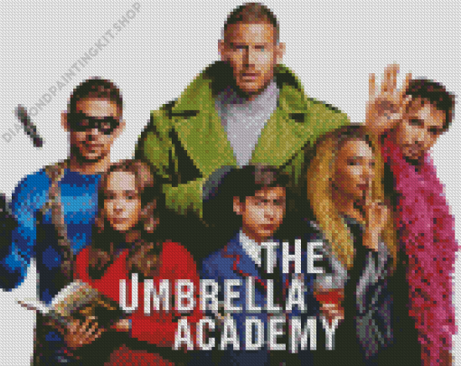 Umbrella Academy Characters Diamond Painting