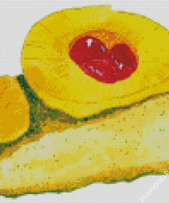 Upside Down Pineapple Cake Art Diamond Painting