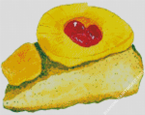 Upside Down Pineapple Cake Art Diamond Painting