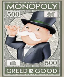 Vintage Monopoly Poster Diamond Painting