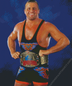 WWE Owen Hart Diamond Painting