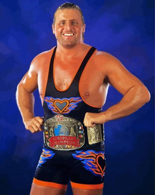 WWE Owen Hart Diamond Painting