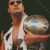 WWE Champion The Rock Diamond Painting