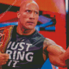 WWE The Rock Diamond Painting