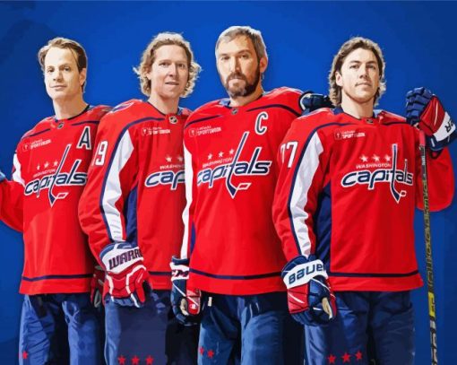 Washington Capitals Team Players Diamond Painting