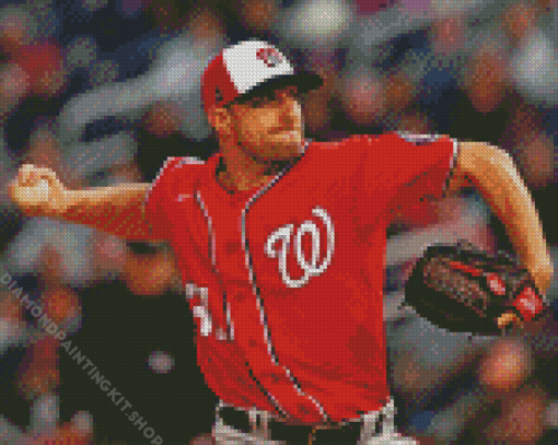 Washington Nationals Player Diamond Painting