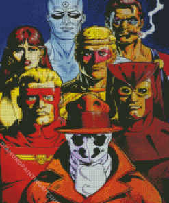 Watchmen Characters Diamond Painting