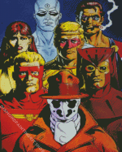 Watchmen Characters Diamond Painting