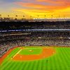 Yankee Stadium Sunset Diamond Painting