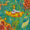 Yellow Submarine Art Diamond Painting