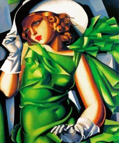 Young Lady With Gloves Lempicka Diamond Painting