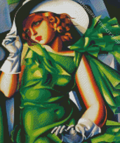 Young Lady With Gloves Lempicka Diamond Painting