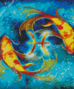 Zodiac Pisces Diamond Painting