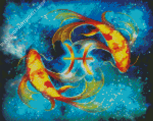 Zodiac Pisces Diamond Painting