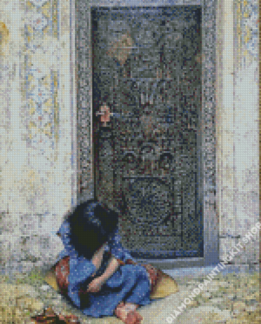 Abandoned Child Diamond Painting