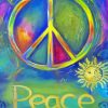 Abstract Peace Symbol Diamond Painting