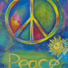 Abstract Peace Symbol Diamond Painting