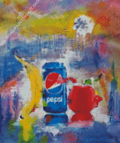 Abstract Pepsi Diamond Painting