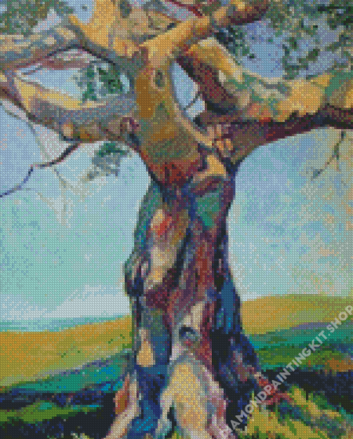 Abstract Tree Diamond Painting