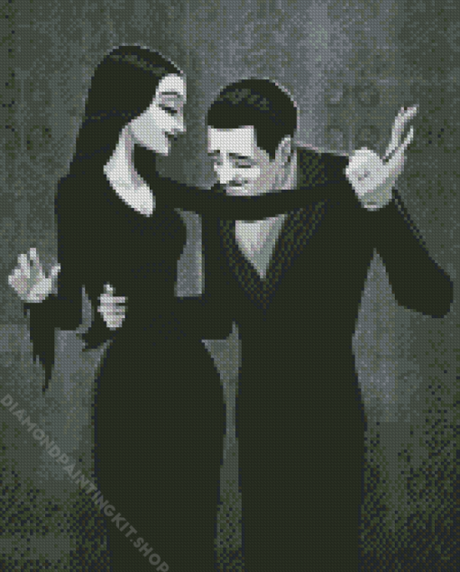 Addams Family Art Diamond Painting