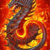 Aesthetic Dragon Fire Diamond Painting