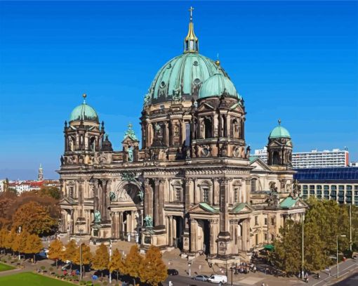 Aesthetic Berliner Dom Diamond Painting