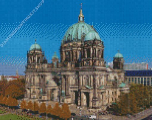 Aesthetic Berliner Dom Diamond Painting