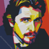 Christian Bale Pop Art Diamond Painting