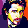 Christian Bale Pop Art Diamond Painting