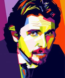 Christian Bale Pop Art Diamond Painting