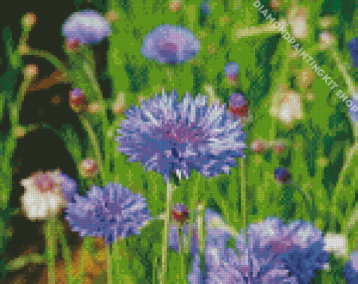 Aesthetic Corn Flower Diamond Painting