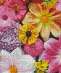 Aesthetic Country Flowers Diamond Painting