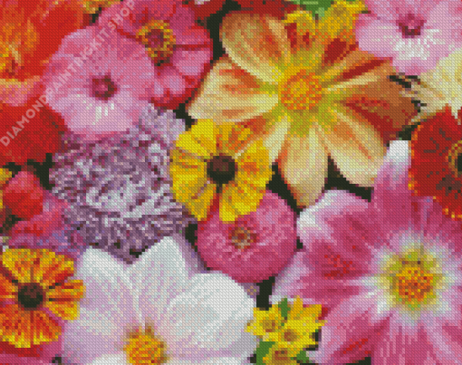 Aesthetic Country Flowers Diamond Painting