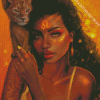 Aesthetic Leo Zodiac Diamond Painting