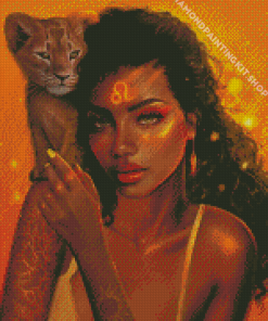 Aesthetic Leo Zodiac Diamond Painting