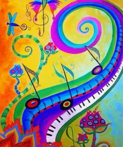 Musical Notes Diamond Painting