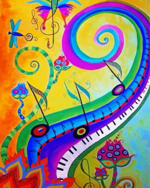 Musical Notes Diamond Painting