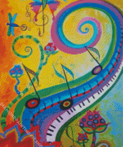 Musical Notes Diamond Painting