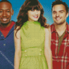 New Girl Siotcom Characters Diamond Painting