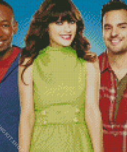 New Girl Siotcom Characters Diamond Painting