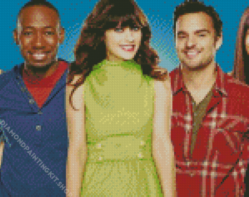 New Girl Siotcom Characters Diamond Painting