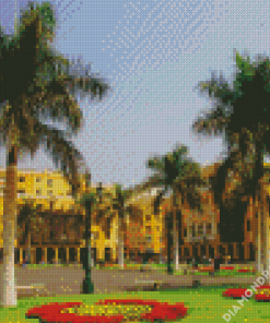 Plaza De Armas De Lima Diamond Painting