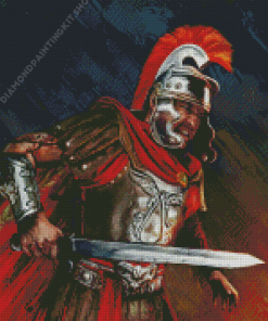 Aesthetic Roman Soldier Diamond Painting