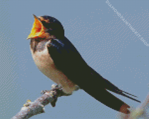 Aesthetic Swallow Bird Diamond Painting